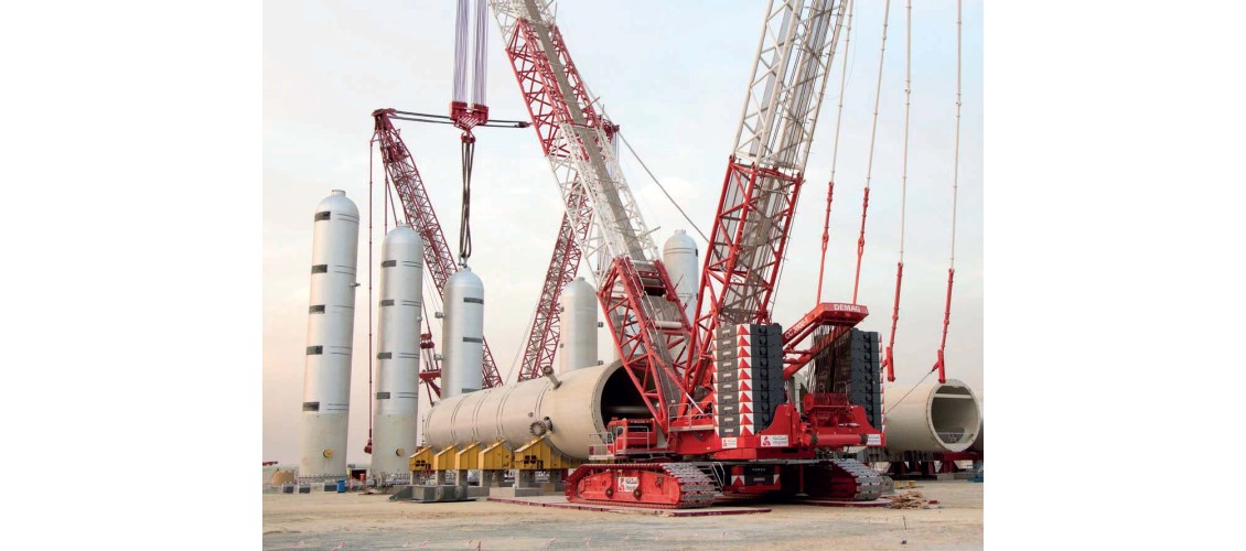 Terex Cranes с голяма доставка в Близкия изток