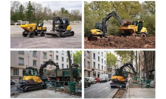 Универсални гуменоверижни багер-товарачи Mecalac 8MCR, налични на склад